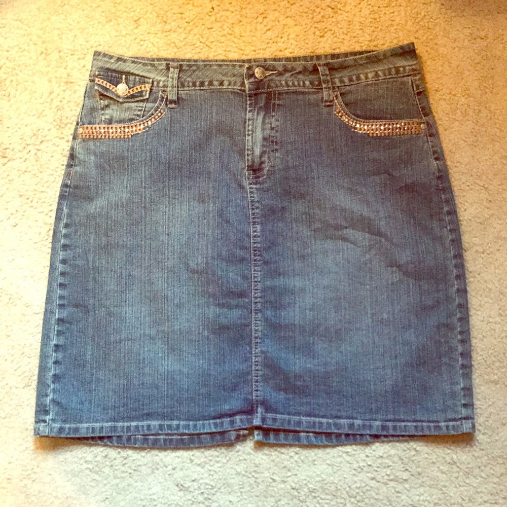 Jean Skirt, size 12